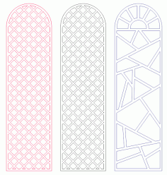 Small Dome Shaped Partition For Laser Cut Cnc Free DXF File