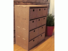 Small Dresser Storage Mdf 8mm Free DXF File