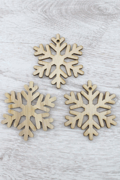 Snowflakes For Laser Cut Free Vector File
