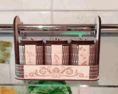 Spice Box For Laser Cut Free DXF File