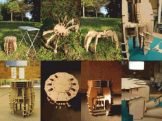 Spider Chair For Laser Cut Free Vector File