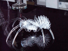 Spider Puzzle Art Free DXF File