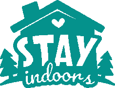 Stay Indoors Coronavirus Disease covid-19 Free DXF File
