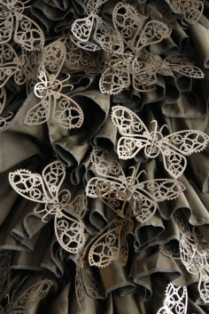 Steampunk Butterfly For Laser Cut Free Vector File, Free Vectors File