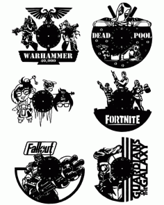 Super Hero Watches For Laser Cutting Free Vector File