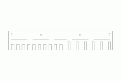 Super Simple Clamp Rack Free DXF File