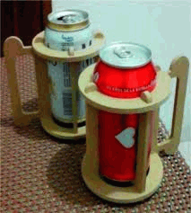 Suporte De Latinha Wooden Holder Free DXF File