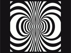 Swirl Laser Cut Free DXF File