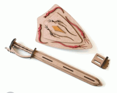 Sword And Shield 2 For Laser Cutting Free DXF File