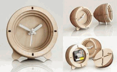 Table Clock Free DXF File