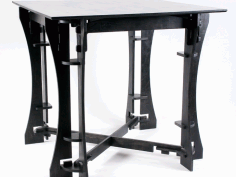 Table Dxf For Laser Cutting Free DXF File