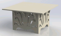 Table Stylish Free DXF File