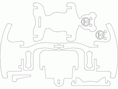 Tbear Rocker Free DXF File