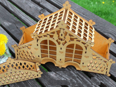 Tea Houses For Laser Cut Free Vector File