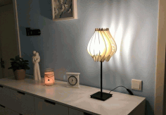 Ted Lamp For Laser Cut Free Vector File