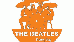 The Beatles Clock Cnc Laser Cut Free DXF File