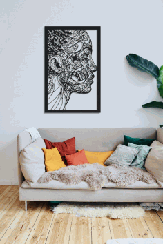 Theadora Premium Metal Wall Arts Housewarming Gift For Laser Cut Free Vector File