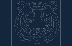 Tiger 1 Free DXF File