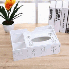 Tissue Box At The Dressing Table For Laser Cut Cnc Free DXF File