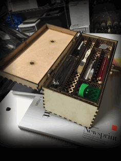 Tool Box For Laser Cutting Free Vector File
