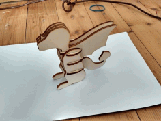 Toy Dragon 3d Puzzle Free DXF File