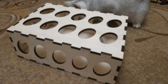 Toy For Cat Box 6mm Vectors For Laser Cut Free DXF File