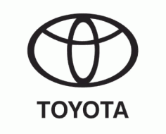 Toyota Logo Free DXF File