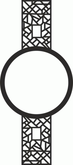 Traditional Borders Chinese Wind Pattern Free DXF File