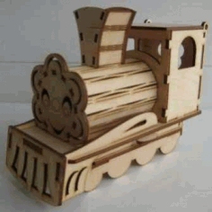 Train Engine Shaped Organizer Free Vector File