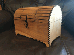 Treasure Box 3d Laser Cut 3d Puzzle Free DXF File