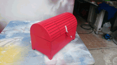 Treasure Box Laser Cutting Cnc Plans Free DXF File