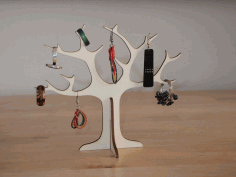 Tree Ring Holder Free DXF File