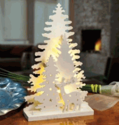Tree Shaped Night Light For Laser Cut Cnc Free DXF File