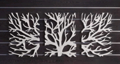Tree Wall Hanging Cnc Free DXF File