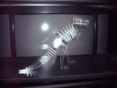 Trex 3d Puzzle Free DXF File
