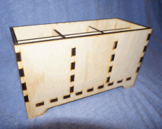 Tv Remote Control Holder Box Laser Cut Free Vector File