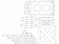 Ulti v1.0 Wood Table Free DXF File