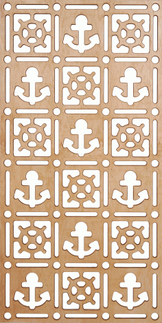 Unframed Grilles 300-v111 Free DXF File