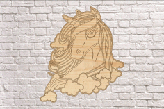 Unicorn Clock Free DXF File