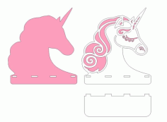 Unicorn Layout For Laser Cut Free Vector File, Free Vectors File