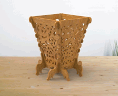 Vase 3mm For Laser Cutting Free Vector File