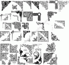 Vector Decorative Corner Free Vector File