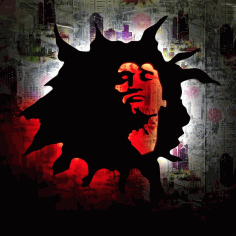 Viktor Tsoi Wall Decor For Laser Cutting Free Vector File