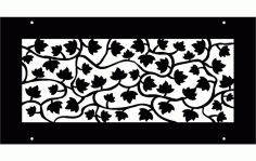 Vine Pattern Free DXF File