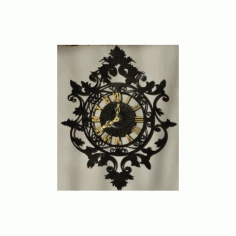 Vintage Clock Free DXF File