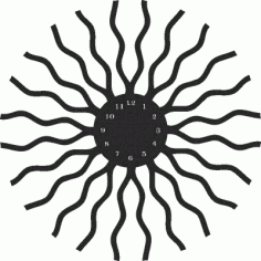 Wall Decor Clock Free Vector File