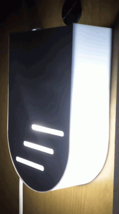 Wall Light For Laser Cutting Free Vector File, Free Vectors File