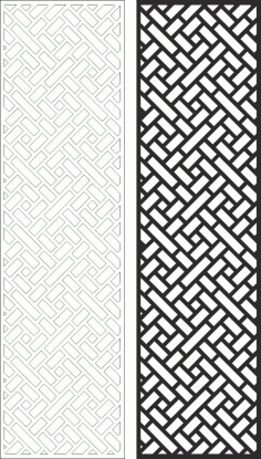Wall Panel Screen Design Laser Cut Free Vector File
