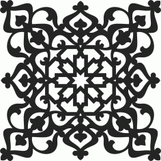 Wall Pattern Chinese Textured For Laser Cutting Free DXF File