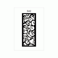 Wall Separator s42 Free DXF File